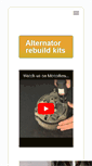 Mobile Screenshot of alternatorrebuildkits.com